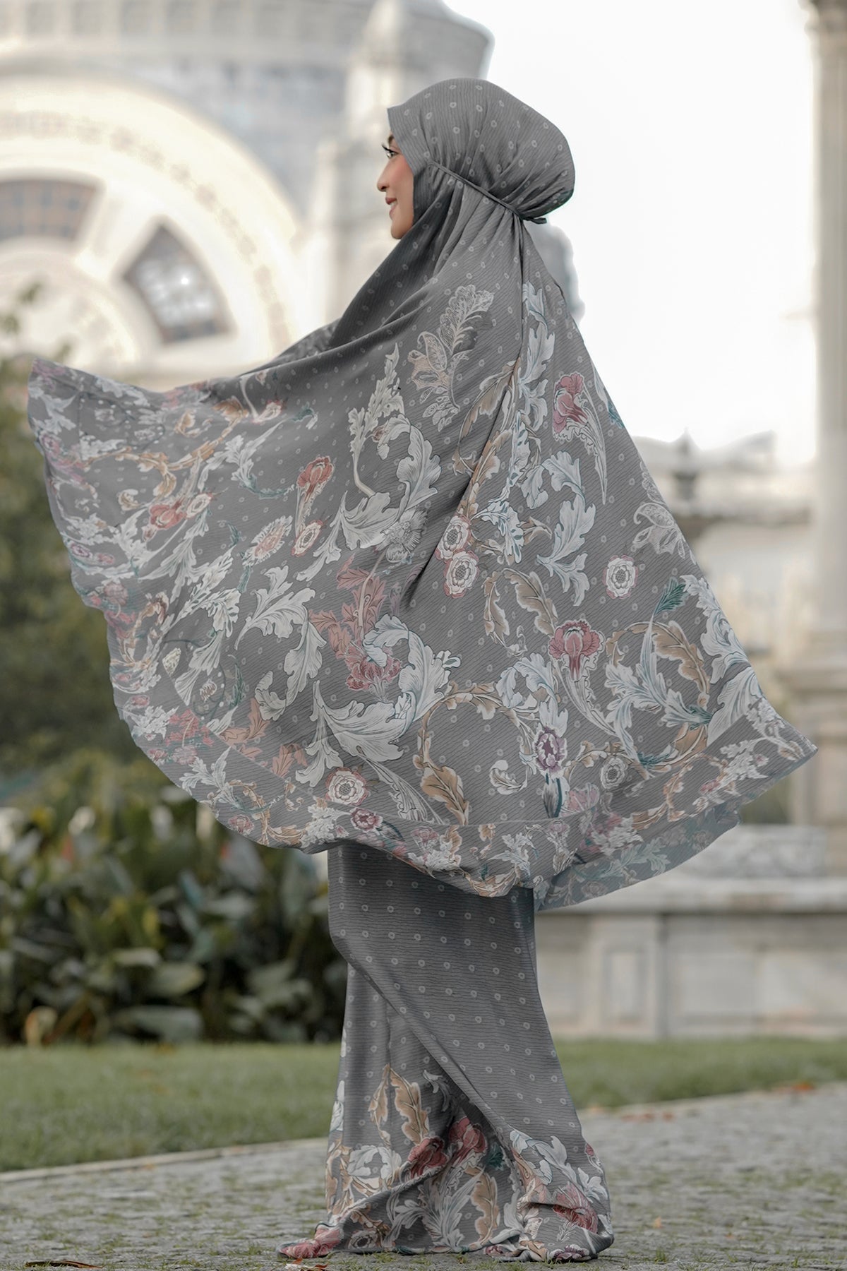 The Royale Prayer Robe - Grey