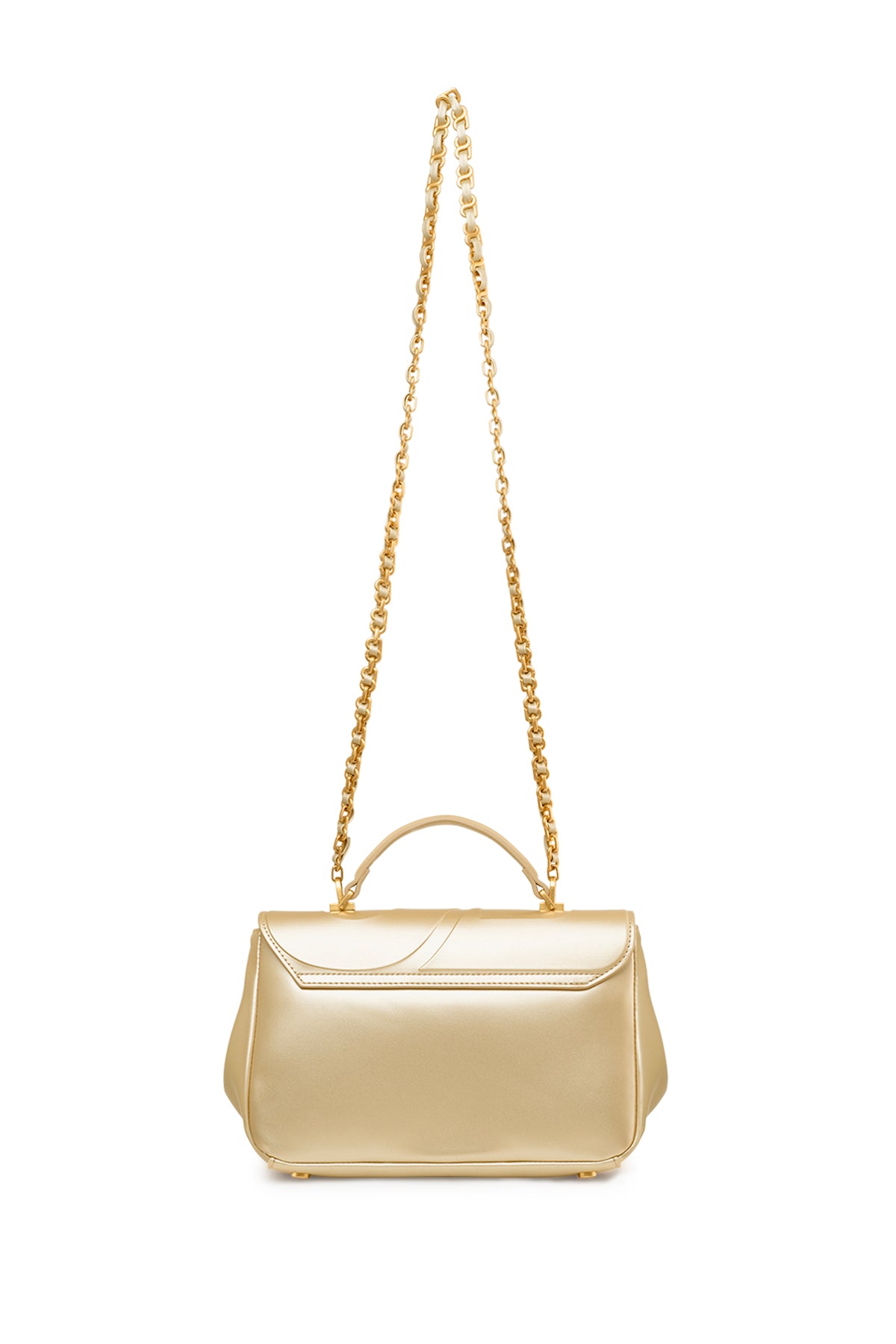Alma Flap Bag Smooth Finish Medium - Gold