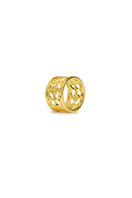 Mona Ring Brooch - Gold