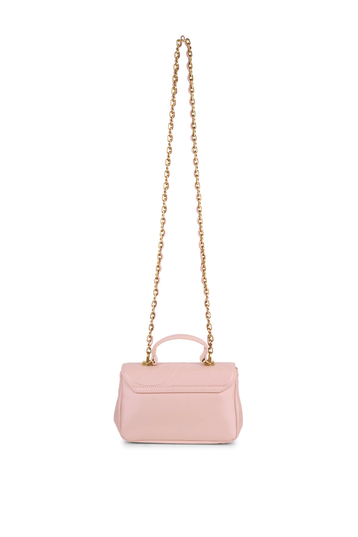 Alma Flap Bag Smooth Finish Small - Dusty Pink