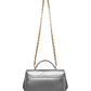 Alma Flap Bag Smooth Finish Medium - Dark Silver