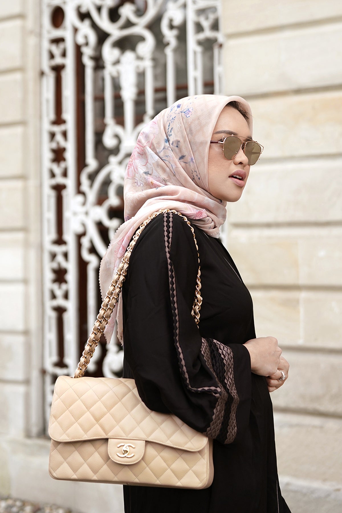 Sofya Voal Square - Pepper