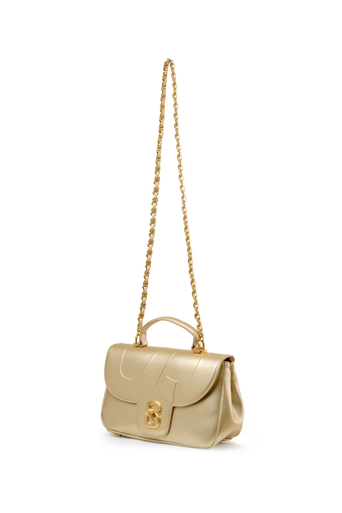 Alma Flap Bag Smooth Finish Medium - Gold