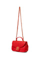 Alma Flap Bag Smooth Finish Medium - Scarlet
